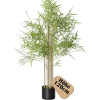 LZQ 120cm Kunstbamboe Kunstbamboeplant Kunstplanten Groot Voor Binnen- En Buitenruimte Kunstplanten Zoals Echt Met Pot Kunstboom Decoratie Voor Slaapkamer Balkonplanten
