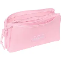 Safta Pennenetui met 3 vakken Real Madrid C.F. Roze 22 x 12 x 3 cm