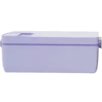 Happiq Elektrische Lunchbox 35,2 Oz - Voor Onderweg, Kantoor & School - Draagbaar & Oplaadbaar met Touchscreen Bedieningsknop - Inclusief Geïsoleerde Tas - Paars