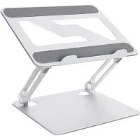 Happiq Laptopstandaard Vaylen - Ergonomisch - Verstelbaar en opvouwbaar - Notebook- en Tablet Houder voor MacBook en iPad