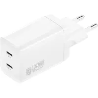 4smarts 45W Pdplug Dubbele Oplader Met 2X Usb-C Voor Snelle Telefoons