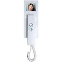 M-E Modern-Electronics VDV 505 WW Vistadoor Binnenunit voor Video-deurintercom Kabelgebonden Eengezinswoning Wit