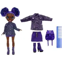 Mga Junior High Special Edition Doll - 23 cm - Krystal Bailey - Paars - Modepop