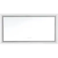 Happyment Badkamerspiegel Chateau - Met verlichting - 151x78cm - Spiegel voor Badkamer, Make-up & Wandmontage - Dimbaar licht