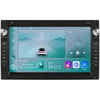 Happiq Autoradio met bluetooth - Carplay - Voor VW Golf 4, Passat, Polo, Transporter T5, Multivan, Seat Jetta - Geschikt voor Apple en Android - Stereo - Navigatie - Navigatiesysteem auto - 1GB 32GB - 7"