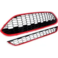 Happiq Voorbumper Hoofdbumpergrille + Ondergrilles Vaylen - Voor Ford Fiesta Mk7.5 Facelift (2013-2017) - Auto Accessoires