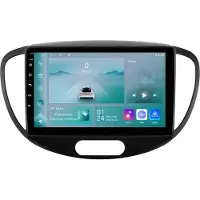 Happiq Autoradio met bluetooth - Carplay - Voor Hyundai Grand i10 (2007-2013) - Geschikt voor Apple en Android - Stereo - Navigatie - Navigatiesysteem auto - 1GB 32GB