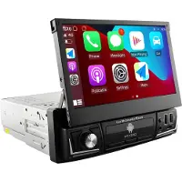 Happiq Autoradio met bluetooth - Carplay - Voor universele voertuigen - Geschikt voor Apple en Android - Stereo - Navigatie - Navigatiesysteem auto - 2GB 32GB - 7"