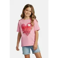 Cars T-shirt lichtroze Meisjes Katoen Ronde hals Printopdruk - maat 152