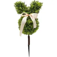 Happiq Kunstplant konijnvorm - Voor Binnen en Buiten / Decoratie - Konijnvormige Buchsbaum Kunstplant - Plastic / Groen - 70cm