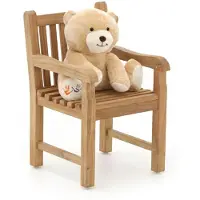 Kees Smit + 10% kassakorting | Kinder tuinstoel 35x40x56cm/KiKabeer Groot 30cm Bruin