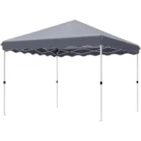 Happyment Gazebo Fioren - Pergola - paviljoen - Partytent - Strandtent - Voor Terras, Feest en Achtertuin - 3x3m - Zwart