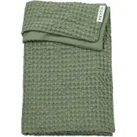 Meyco Baby Wafel Katoen Ledikant Deken - Olive Green - 100x150cm - 1.0 TOG