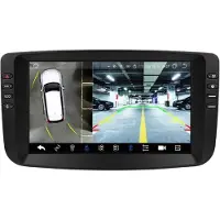 Happiq Autoradio bluetooth met camera - Carplay - Voor Fiat Linea Punto Evo (2012-2015) - Geschikt voor Apple en Android - Stereo - Navigatie - Navigatiesysteem auto