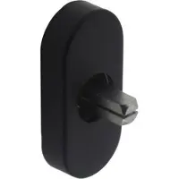 Intersteel Basisplaat tbv raamkruk draaikiep hals ø18mm - mat zwart