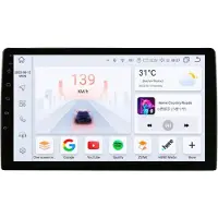 Happiq Autoradio met bluetooth - Carplay - Voor FIAT 500 (2007-2014) - Geschikt voor Apple en Android - Stereo - Navigatie - Navigatiesysteem auto - 6GB 64GB - 9"