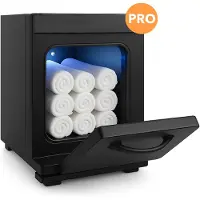Podofo Handdoek warmer - Towel verwarmer - Heater - Voor Salons, Spa’s en Thuisgebruik - met Ozonfunctie - Zwart
