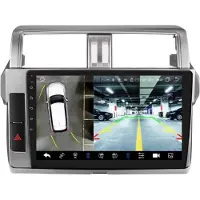 Happiq Autoradio bluetooth met camera - Carplay - Voor Toyota Land Cruiser Prado 150 (2013-2017) - Geschikt voor Apple en Android - Stereo - Navigatie - Navigatiesysteem auto