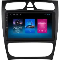 Happiq Auto Intelligente Radio - Voor Mercedes-Benz C-Klasse & CLK-Klasse (W203, W209, S203, A209, W168) - Met CarPlay, Android Auto & GPS