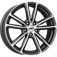 Aez Litá velgen, merk , model Tioga, titanium, 8x19 inch, 5x112 steek, ET 39, kleur: grafiet, mat/gepolijst