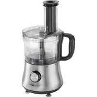 Clatronic keukenmachine KM 3646, roestvrij staal, tot 1,5 liter, inclusief accessoires