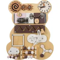 Kruzzel Beer Manipulatiebord 14-in-1: Educatief en Interactief Speelgoed