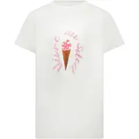 Cars T-shirt wit Meisjes Katoen Ronde hals Printopdruk - maat 152