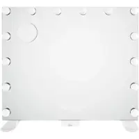 Happyment Verlichte Make-upspiegel Valora - Hollywood spiegel - 14 Dimbare LED-lampen - Make-up Spiegel voor Kleedkamer en Slaapkamer - Met USB