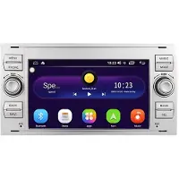Happiq Autoradio met bluetooth - Carplay - Geschikt voor Apple en Android - Stereo - Navigatie - Navigatiesysteem auto - Voor Ford Focus, Mondeo, Fiesta, Transit, Kuga, C-Max & S-Max Galaxy