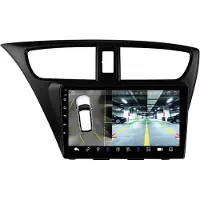 Happiq Autoradio met bluetooth - Carplay - Voor Honda Civic 9 (2012-2017) - Geschikt voor Apple en Android - Stereo - Navigatie - Navigatiesysteem auto