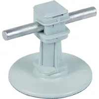 Dehn Dakstroomgeleiderhouder H 36mm Grijs Met Zelfklevende Pad D 67mm - 297110