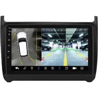 Happiq Autoradio bluetooth met camera - Carplay - Voor VW Polo 5 (2008-2020) - Geschikt voor Apple en Android - Stereo - Navigatie - Navigatiesysteem auto