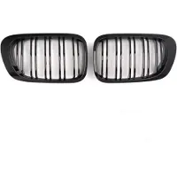 Happiq Voorbumper E46 Zolux - Voorbumper - Voor BMW E46 M3 2-Deur (1998-2004) - Dubbele Slat - Glanzend Zwart - Auto accessoires