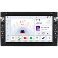 Happiq Autoradio met bluetooth - Carplay - Voor VW Golf 4, Passat, Polo, Transporter T5, Multivan, Seat Jetta - Geschikt voor Apple en Android - Stereo - Navigatie - Navigatiesysteem auto - 4GB 32GB - 7"