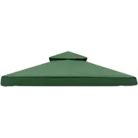 Happyment Partytent Vaylen - Dak groen - 3x3m doek - Tentdoek - Vervangend dak voor tent - Paviljoen - Waterdicht