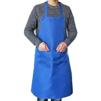 Gadgetpoint - Schort - Kookschort - Koken & Knutselen - Verfschort - Verven - One Size (Maximale omtrek 100cm) - Blauw