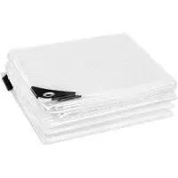 Happyment Waterdicht Zeildoek - Transparant - Voor Tuinmeubilair, Trampolines & Brandhout - Scheurbestendig & UV-bestendig - Color: Clear-4x6m