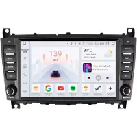 Happiq Autoradio met bluetooth - Carplay - Voor Mercedes-Benz C-Klasse W203/W209 & CLK200 - Geschikt voor Apple en Android - Stereo - Navigatie - Navigatiesysteem auto - 8GB 128GB - 8"