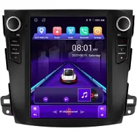 Happiq Autoradio met bluetooth - Carplay - Voor Mitsubishi Outlander XI 2 (2008-2011) - Geschikt voor Apple en Android - Stereo - Navigatie - Navigatiesysteem auto - 1GB 32GB - 9.7"