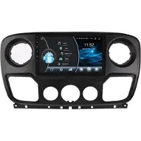 Happiq Autoradio met bluetooth - Carplay - Voor Nissan NV400/ Opel Movano/ Renault Master III (2010-2021) - Geschikt voor Apple en Android - Stereo - Navigatie - Navigatiesysteem auto - 2GB 32GB