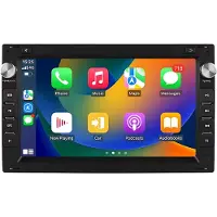 Happiq Autoradio met bluetooth - Carplay - Voor VW Golf 4, Passat, Polo, Transporter T5, Multivan, Seat Jetta - Geschikt voor Apple en Android - Stereo - Navigatie - Navigatiesysteem auto - 2GB 32GB - 7"