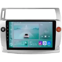 Happiq Autoradio met bluetooth - Carplay - Voor Citroen C4/ C-Triomphe/ C-Quatre (2004-2009) - Geschikt voor Apple en Android - Stereo - Navigatie - Navigatiesysteem auto - 1GB 32GB