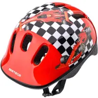 Meteor - Fietshelm "Race Team" - PVC, EPS-schuim PP1420 (XS) (Zwart/Rood)