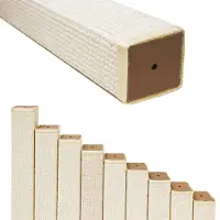 Eyepower 50 x 9 x 9 cm: Vierkant Sisal Stam voor Krabpaal M8 - Kattenboom Sisalpaal - Krab Bomen Onderdelen