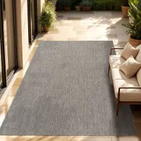Paco Home Binnen- en buitentapijt, effen kleur, modern design, weerbestendig, geschikt voor terras en keuken, afmetingen 240x340 cm