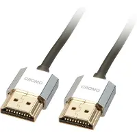 Lindy HDMI Aansluitkabel HDMI-A-stekker, HDMI-A-stekker 0.50 m Zwart 41670 4K UHD HDMI-kabel