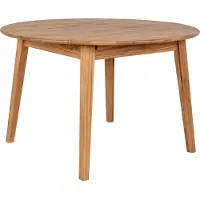 House Nordic Eettafel Metz eikenhout uitschuifbaar | hout naturel 158x118x75.5 cm eettafels | NADUVI