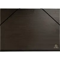 Exacompta Tekenmap 548015E Karton 320mm x 450mm Zwart Verpakking van 4