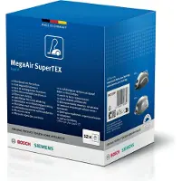 Siemens VZ123FP, Stofzak, Blauw, Wit, 12 stuks