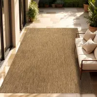 Paco Home In-& Outdoor Balkon Terras Keukenvloerkleed Eenkleurig Gemêleerd Patroon 140x200 cm